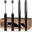 KUIPERAUTO 344049 344379 Front+Rear Suspension Struts Shocks Complete Assembly Shock Absorbers Compatible with 1997-2004 Dodge Dakota Compatible with 1998-2003 Dodge Durango (Set of 4)
