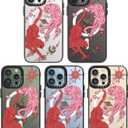 Magnetic for iPhone 13 Pro Magsafe Case Cute Aesthetic - Durable Fashion Funny Phone Case - Girly Tiger Pattern Print Cover Design for Woman Girl 6.1 inches Black