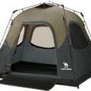 CAMEL CROWN Instant Tents for Camping 6 Person Tent Waterproof Easy Setup Sets Up in 60 Seconds Backpacking Tents with Carry Bag for Outdoor Hiking