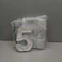 Pooqla Decorative LED Light Up Number Letters, White Plastic Marquee Lights Sign Party Wedding Decor, Battery Operated (5)