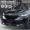 Front Bumper Lip Compatible with X5 G05 LCI M-Sport Bumper Model (Gloss Black, 2024-2025 G05 LCI)