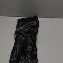 Ginasy Faux Leather Leggings for Women Tummy Control Stretch High Waist Pleather Pants with Thin Fleece Lined (Medium, Black)