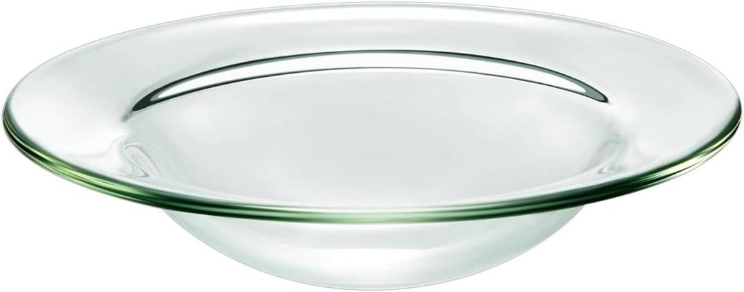 DGQ 4.5" Replacement Oil Warmer Dish Wax Melt Warmer Liner Dish Round Glass Dish Candle Wamer Bowl Plate Wax Tray for Scented Wax Aroma Therapy Lamp Electric Lamps Tart Warmers Wax Melter Wax Burner