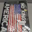 3 x No Kings in America Yard Sign, Double Sided, 12 x 18 inches, Weatherproof Corrugated Plastic with H Stakes