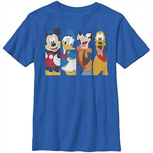 Disney Characters Bro Time Boy's Solid Crew Tee, XL