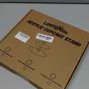 LoengMax 3-Tier Rotating Cupcake Stand, Clear Acrylic 360° Spinning Dessert Display Tower for Cakes & Pastries, Serving Stand for Weddings, Birthdays, Parties