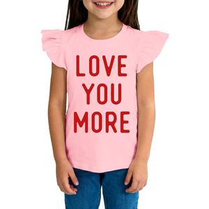 Family Valentines Shirts Couples Matching Valentine T-Shirt Love You More Mommy and Me Tee Tops M