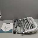 PELEGON Toilet Safety Rails (350 Lb) - Adjustable Toilet Safety Frame & Rails, Toilet Safety Rail for Elderly Adults, Toilet Handles for Seniors, Toilet Bars for Elderly & Handicap (Dark Blue)