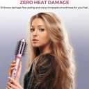 3 in 1 Travel Hair Dryer Brush, Lightweight Blow Dryer Brush in One for Faster Dry & Style, Blowout Hot Air Brush, One Step Straightener Volumizer with Millions Negative Ions for Smooth