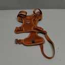 No Pull Dog Harness for Small Medium Large Dogs - Adjustable 2 Layer Mesh Dog Vest with Dual Clip, Escape Proof, Quick Release, Lightweight Breathable Mesh for Walking Hiking (Carmel Brown,S)