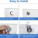 Cylinnda Cabinet Locks with Keys, 1-1/2" Long Cam Locks keyed Alike, Cabinet Cam Lock Set for Cabinets, RV Storage, Tool Box, Thick Drawer, Zinc Alloy (2 Pack, 1-1/2 Inch)
