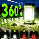 AlpsWolf Camping Lantern Rechargeable, 4000LM LED Lanterns for Power Outages, 4600mAh Super Bright Portabl Lantern & Lights for Emergency, Hurricane, Camping