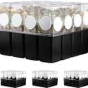 3 Set Mushroom Grow Kit Monotub with Filter Disks 43.5 Quart Vegetable Planting Tray Mini Greenhouse Germination Box for Seeds Growing Starting
