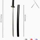 Set of Two 26 1/2 Inch Japan Samurai Pu Foam Blade Anime Sword Ninja Katana, Play, Fencing, Fun, Birthday, Halloween