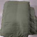 KAREVER Army Green Comforter Queen Dark Green Bedding Set Olive Green Comforter Set Queen Men Breathable 3 PCs Comforter Set 1 Queen Comforter (90x90 inches) with 2 Pillowcases (20x26 inches)