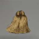 Fenghuangwu 2pcs Tassel Charms Polyester Key Tassels with Loop,DIY Handmade Craft Accessories of Home and Furniture Decoration (Gold)