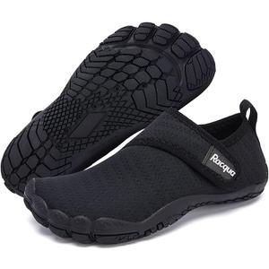 Racqua Boy's Girl's Kids Toddler Water Shoes Quick Dry Barefoot Lightweight Pool Swim Beach Sport Aqua Shoes(Toddler/Little Kid/Big Kid), 8" in L