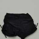 Halcurt Women's High Waisted Swim Board Shorts Tummy Control Side Tie Adjustable Tankini Swimsuit Bottoms XS