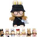 Doll Clothes 15cm 17cm Black Outfits Cute Black Hat Exquisite Clothes Camera Accessories Compatible(NO Doll)