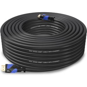 Postta HDMI Cable(50 Feet Blue) HDMI 2.0V Support 4K 2160P,1080P,3D,Audio Return and Ethernet - 1 Pack