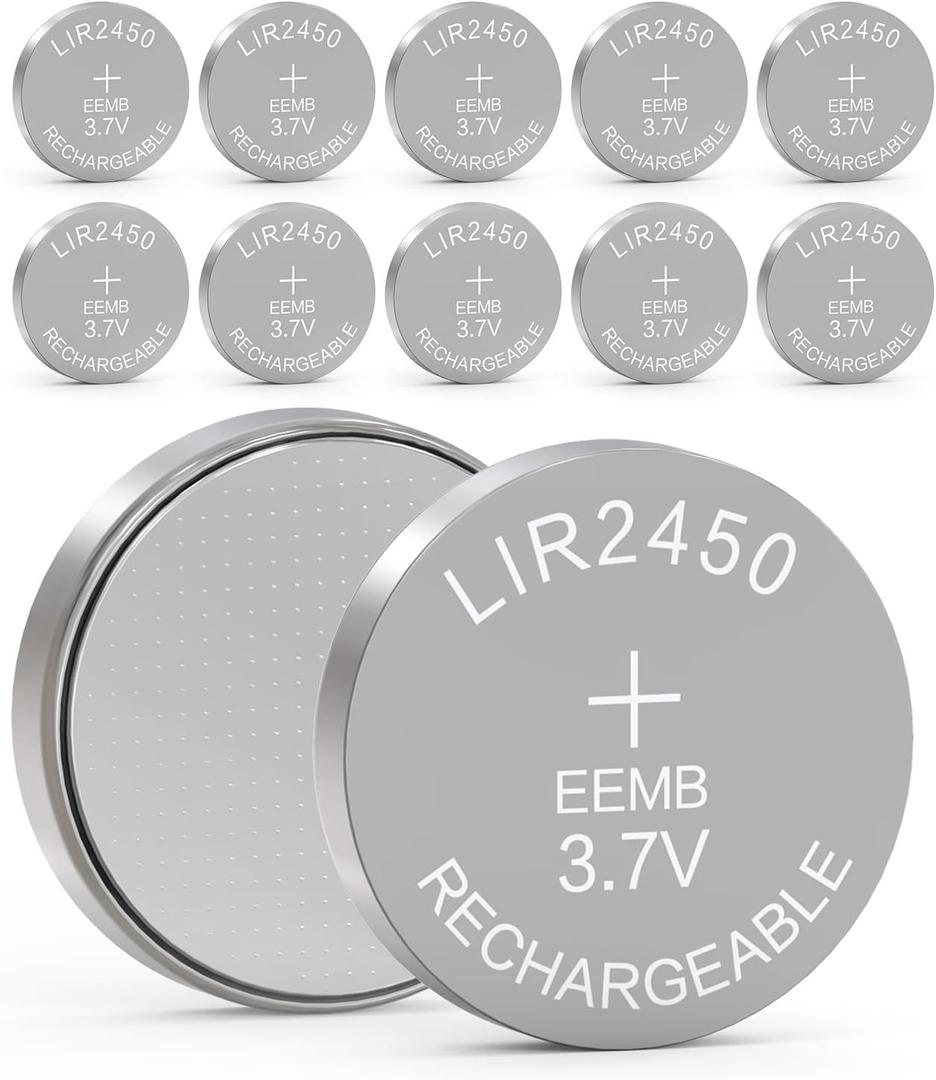 EEMB 10PCS Rechargeable Battery 3.7V 120mAh