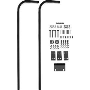 KUAFU Top Supports Rear Struts Compatible With 2004-Up Club Car Precedent & 2007-2016 Yamaha G29 Drive w/GTW Mach1 & Mach2 Rear Seat Kits