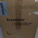 Travelpro Maxlite 5 Softside Expandable Checked Luggage with 4 Spinner Wheels, Lightweight Suitcase, Men and Women, Azure Blue, Checked Medium 25-Inch