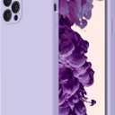 Cordking Compatible with Case for iPhone 11 Pro Max Case, Silicone [Camera Protecion] Upgraded Phone Case with Soft Anti-Scratch Microfiber Lining, 6.5 inch Clove Purple