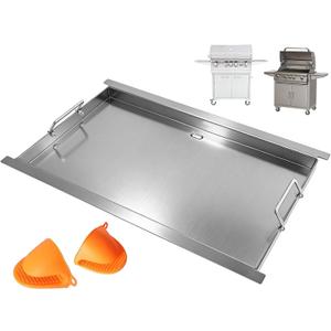 16517 Flat Top Griddle Insert for Bull Grill 4 Burner Angus 41628 47628 41629, Stainless Steel Griddle Plate for Outlaw 30" 26039 26038, for Bull Premium 18248 18249, Lion L75000 Grill Parts