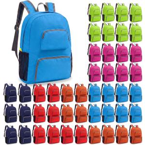 Patelai 48 Pack 17 Inch Colorful Backpacks Bulk for Kids,Bright Colors, 18 Inch