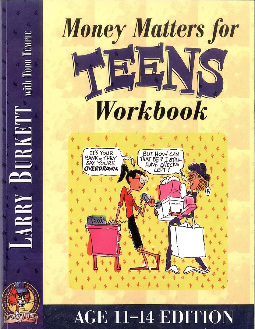 Money Matters Workbook for Teens (ages 11-14), 
Paperback 