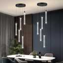 Crystal Pendant Light Mini Chandelier Bubble Pendant Lighting for Kitchen Island Black LED Ceiling Hanging Light Bathroom Dining Room Corridor Dimmable Flush Mount Ceiling Light Dimmable 2700K 6000K