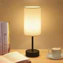 Cordless LED Table Lamp, 5000mAh Battery Operated, Portable Small Cordless Light Rechargeable, Touch Dimmable Wireless Lighting, Bedside Night Lamp Desk Lights for Bedroom/Bars/Offices(Black)