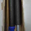 1PCS Trampoline Pole Replacement, Trampoline Enclosure Pole Fits 8-16FT Straight Pole Trampoline Frame, Reliable Trampoline Accessories Includes Foam Sleeve & Pole Caps for 2 Install Ways
