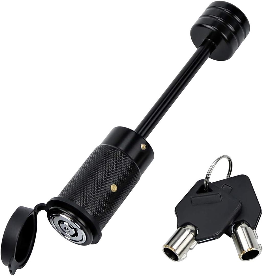 Trailer Tongue Coupler Lock Dia 1/4 Inch 3-1/2 Inch Span Trailer Hitch Coupler Locking Pin for Latch-Type Coupler Truck Car and Boat,High Security by Cenipar