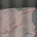 Hilinker Womens Sexy Pajama Set Ruched Lace Trim Cami and Shorts Summer Cute Pjs 2 Piece (Medium, White Pink Stripe)