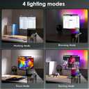 Quntis Monitor Light RGB Backlight, Eye-Care Computer Lights Bar Gaming Office Desk Lamp, 15 Modes Backlight, 3 Color Temperature & Brightness Dimmable Front Light, Ra95 Screen No Glare Monitor Lamp