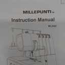 MILLEPUNTI MLD42 Metal Frame Serger Overlock Sewing Machine, 12 Built-In Stitches, 2-3-4 Stitch Capability, 1300 Stitches Per Minute, Serger with Accessory Kit & Adjustable Differential Feed