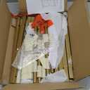 Aboxoo Luggage Rack with storage, Guest Room Folding Suitcase Stands, Holds up to 120 lb, Space Saving Suitcase Holders for guest room, Bedroom Hotel, Gold