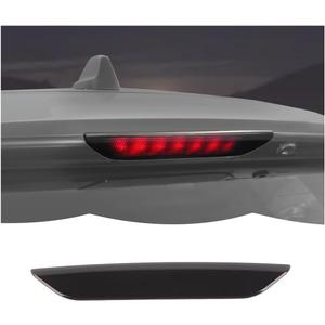 RT-TCZ Smoked Black Third 3rd Brake Light Cover High Mount Stop Lamp Cover Trim Exterior Accessories for Jeep Grand Cherokee 2011-2022, for Dodge Durango 2014-2020,for Jeep Compass 2011-2016