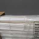 LazBlinds No Drill Cordless Roman Shades for Windows, 33" W x 64" H, White