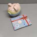 Personalized Ceramic Piggy Bank for Kids with Name DIY, Toddle Piggy Bank for Girls, alcancias de Dinero para nios, Kids Bank Birthday Gift for Teens,Cute Nursery Decor for Girls- Butterflies