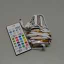 RUISHINE Battery Operated LED Strip Lights 20ft, Battery Powered LED Strip Lights for Bedroom Color Changing APP Remote, USB Led Lights for TV, Room, Kitchen, Party