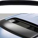 BOOGADEE Original 43inch Universal Fit Rain Snow Guard Sun Roof Wind Shade Deflector,1pc Tape-On Dark Smoke Tint Auto Moonroof Window Visor |RN110|