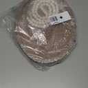 16" Oval Decorative Wood Tray with 58" Bead Garland, Farmhouse Coffee Table Centerpiece for Living Room, Kitchen Island & Entryway Console Dcor, Rustic Brown Tray for Styling & Light Organization