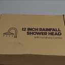 Decaura 3-Mode Handheld Shower Head with 150cm Shower Hose Soft Spray Luxury Massage (Black with Hose)