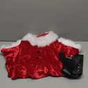Girls Mrs. Santa Claus Costume Girls Christmas Dress for Kids Xmas Cosplay Party (6-7 Years)