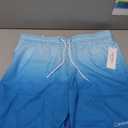 Calvin Klein Men's Volley Quick Dry Lightweight Swim Trunk (Medium, Blue)