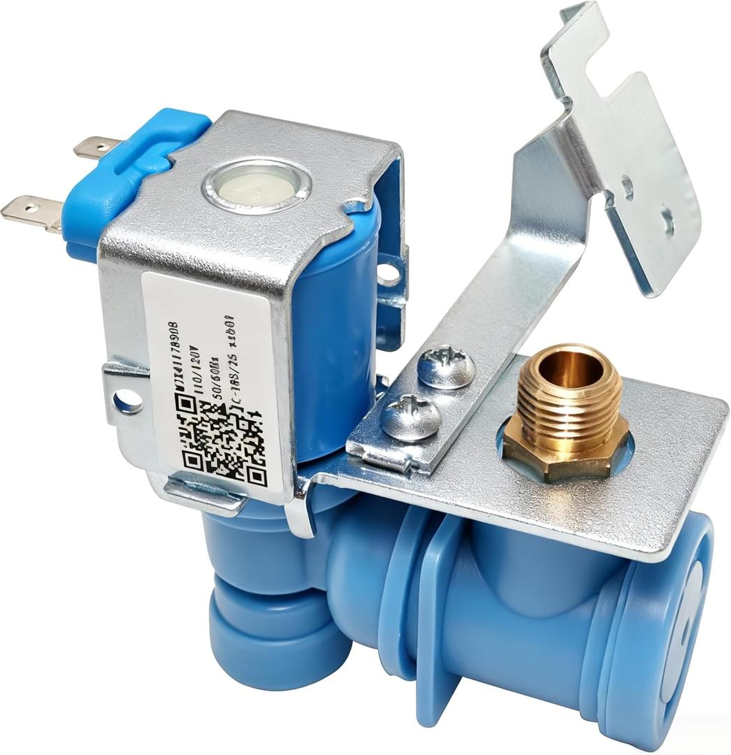MJX41178908 Refrigerator Water Inlet Valve for LG Kenmore,Ice Maker Water Valve for Fridge Replacement Parts AP4451762 5221JA2011J PS3536019 AH3536019, Valves Inlet Solenoid Fits Model LFX LMX etc