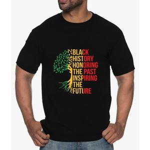 Black History T Shirts for Men:African American Freedom Shirts Black History Month Shirt, Size S